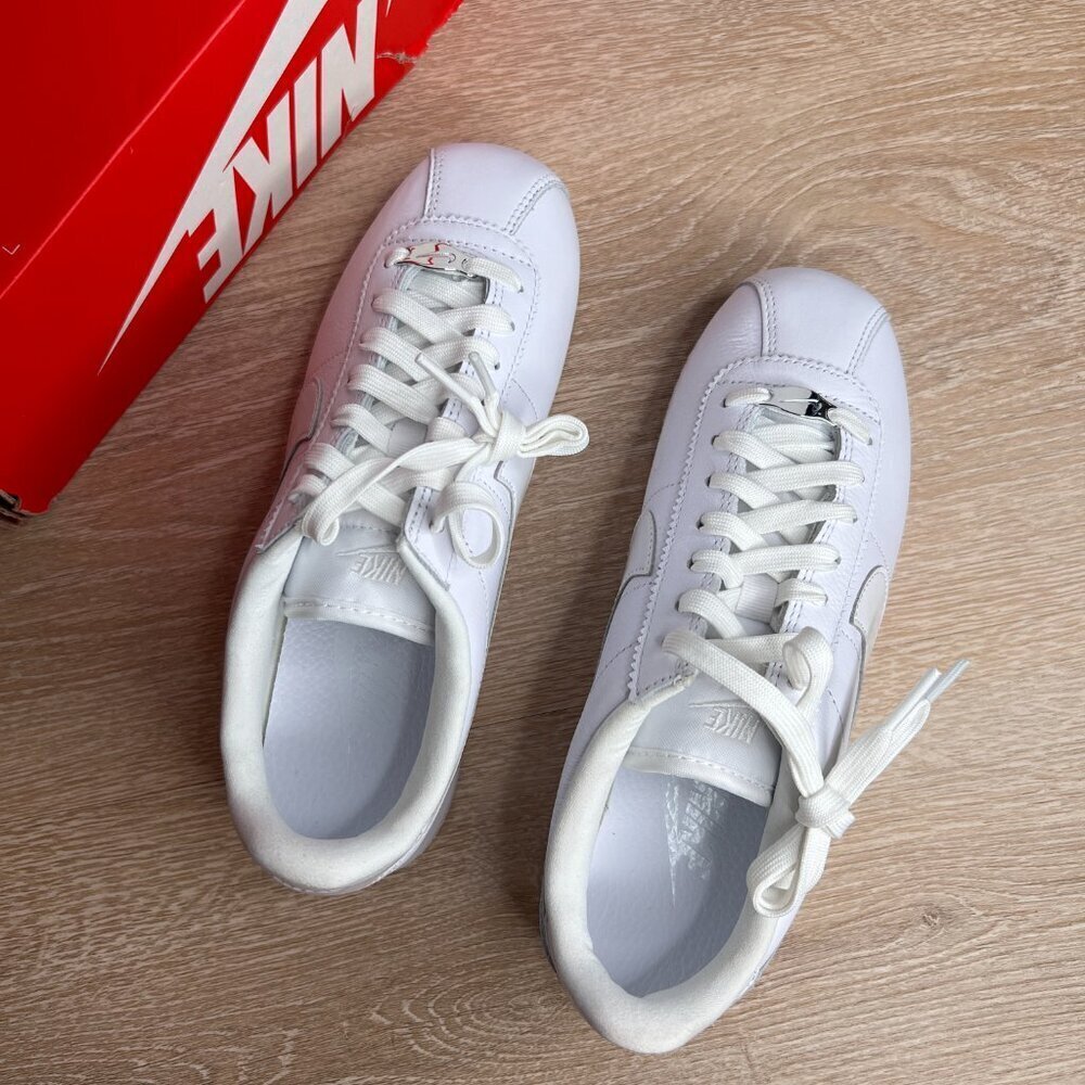 Nike Cortez 23 Premium Triple White Women - Picture 4 of 8